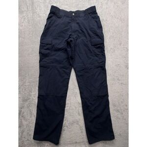 5.11 Tactical Pants Mens Measured 34x34 Blue Navy Cargo Workwear Outdoor Utility